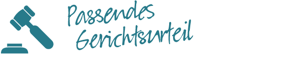 Icon Passendes Gerichtsurteil
