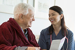 Pflege mit dem Pflegedienst organisieren