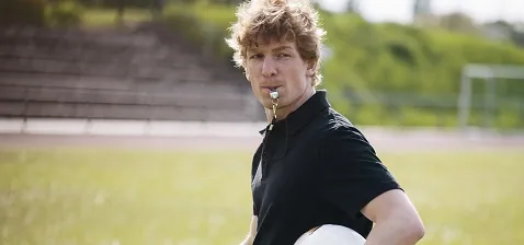Schiedsrichter Schiedsrichter eines Sportvereins