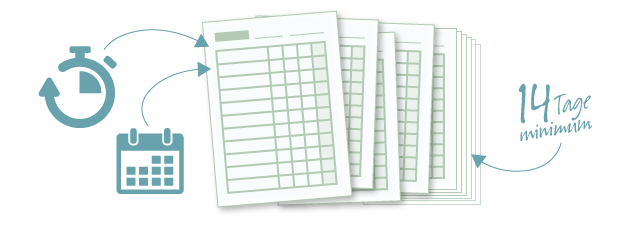 Infografik zum Pflegetagebuch Infografik zum Pflegetagebuch