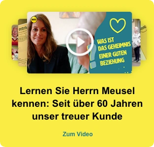 Herr Meusel – seit über 60 Jahren unser treuer Kunde