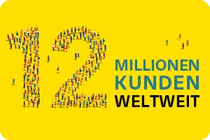 Verlässlicher Partner für 12 Millionen Kunden weltweit