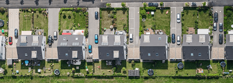 Neue Grundsteuer Wohngebiet