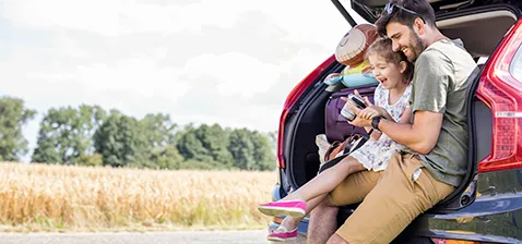 Pause vom Autofahren