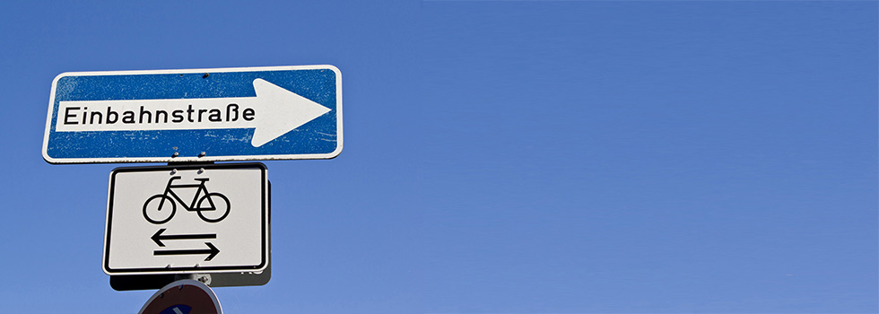 Fahrrad & Einbahnstraße: Was ist erlaubt?