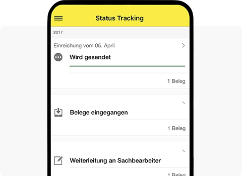 ARAG GesundheitsApp: Bearbeitungsstand einfach verfolgen ARAG GesundheitsApp: Bearbeitungsstand einfach verfolgen