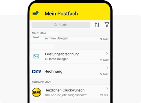 ARAG GesundheitsApp: Mein Postfach ARAG GesundheitsApp: Mein Postfach