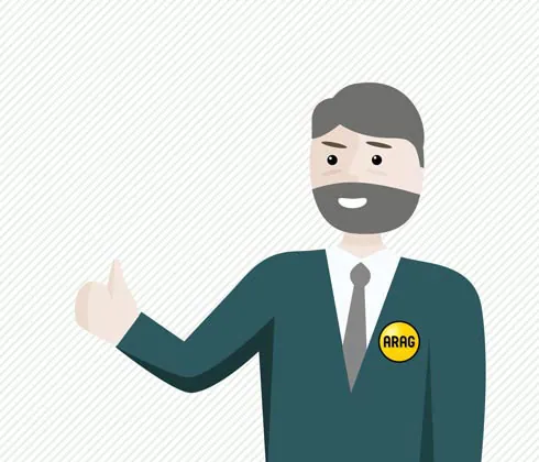 Die ARAG gibt Rückmeldung zur Kostenübernahme und Sie können mit der Behandlung beginnen.