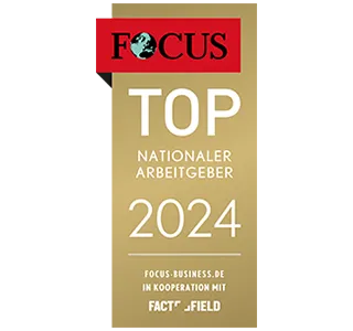 Focus Business Siegel - Top Nationaler Arbeitgeber 2024