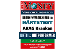 Focus Money Auszeichnung ARAG Krankenversicherung Focus Money Auszeichnung ARAG Krankenversicherung
