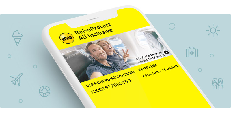 ARAG Reiseversicherung Wallet