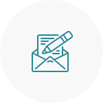 Icon Abschluss postalisch