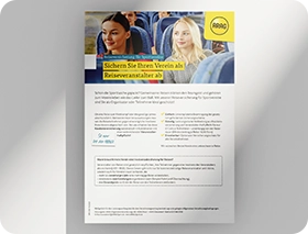 Vorschau Reiseversicherung Vereine  Broschüre