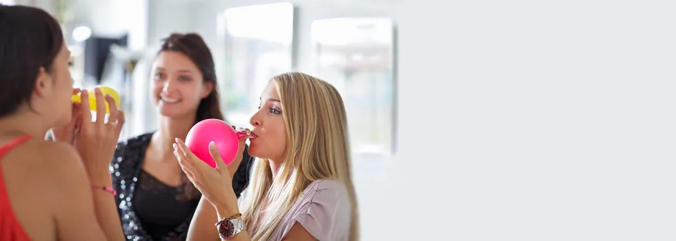 Party in gemieteten Vereinsräumen