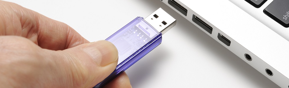 USB Stick in Laptop